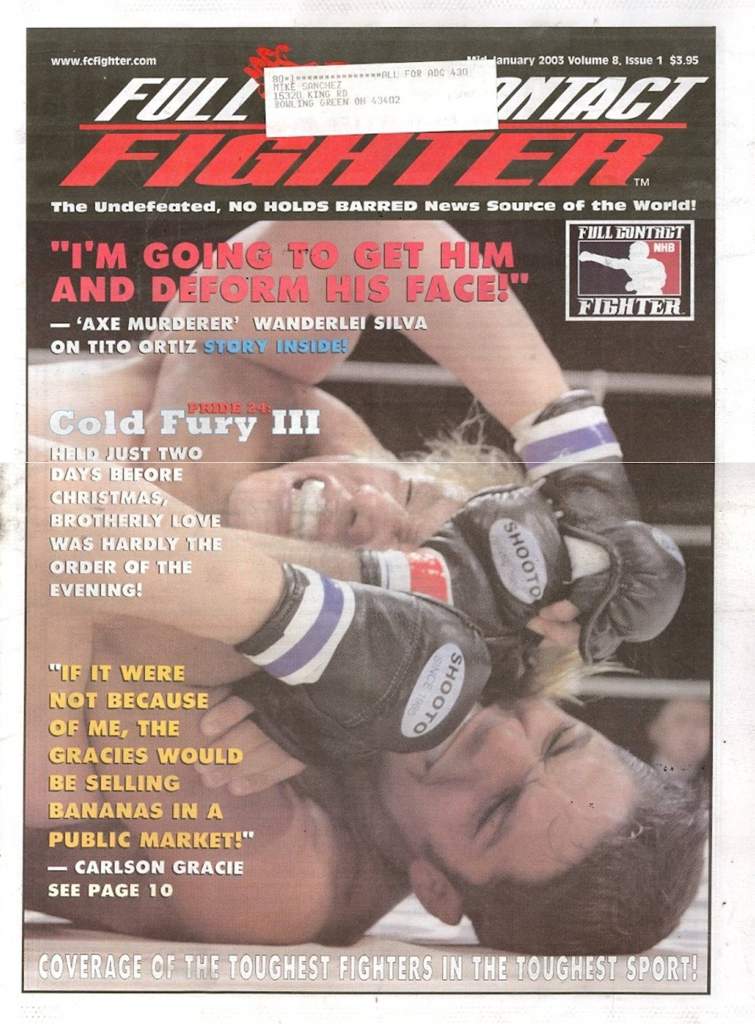 01/03 Full Contact Fighter Newspaper